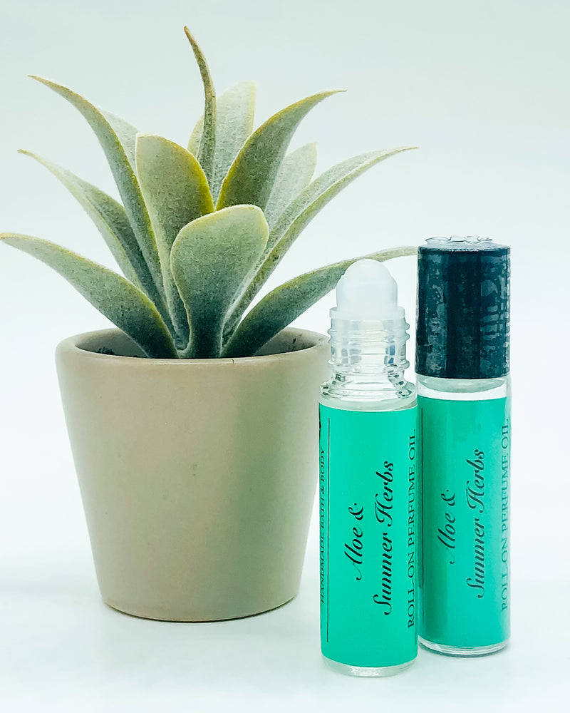 Aloe & Summer Herbs Roll-On Perfume Oils - 10ml