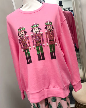 Nutcracker March Sequin Sweatshirt