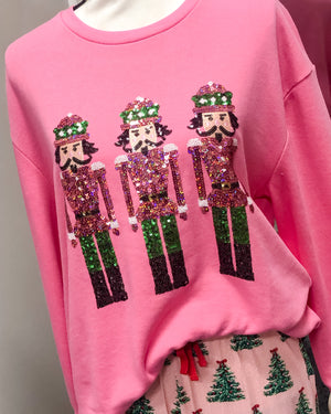 Nutcracker March Sequin Sweatshirt