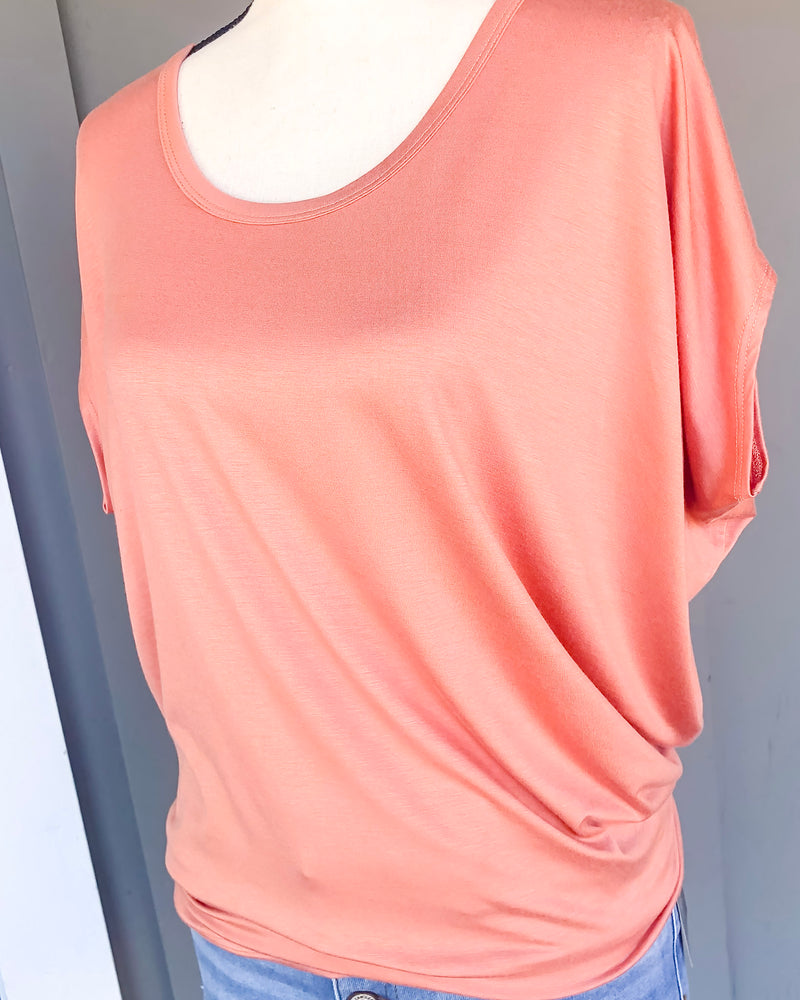 Drape Top - Peach