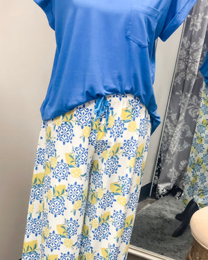 Sleepless in Santorini - Pajama Pants