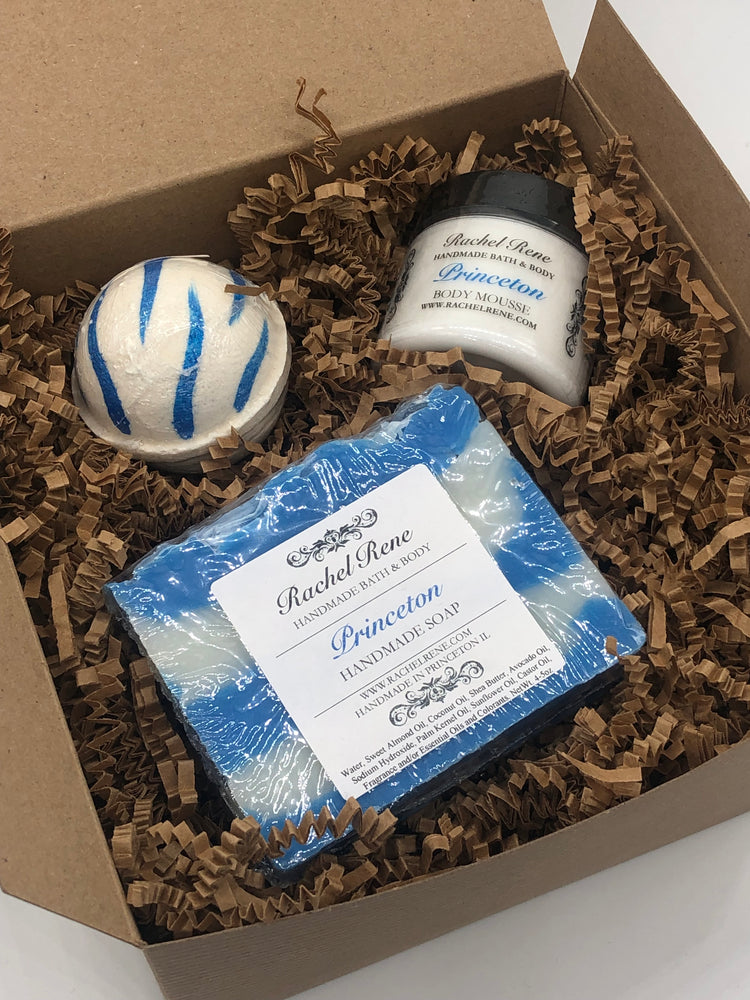 3pc Gift Set - Soap Bar, Body Mousse and Bath Bomb