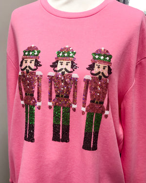 Nutcracker March Sequin Sweatshirt