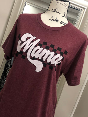 Checkered Mama - Graphic Tee