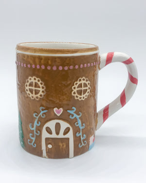 Ceramic Mug - Gingerbread House