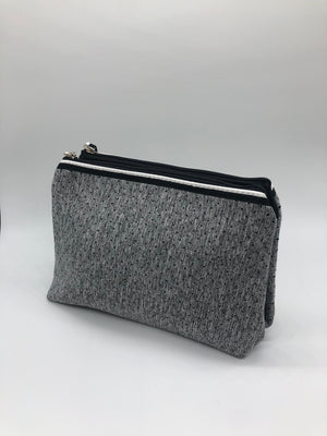 Neoprene Double Cosmetic Bag