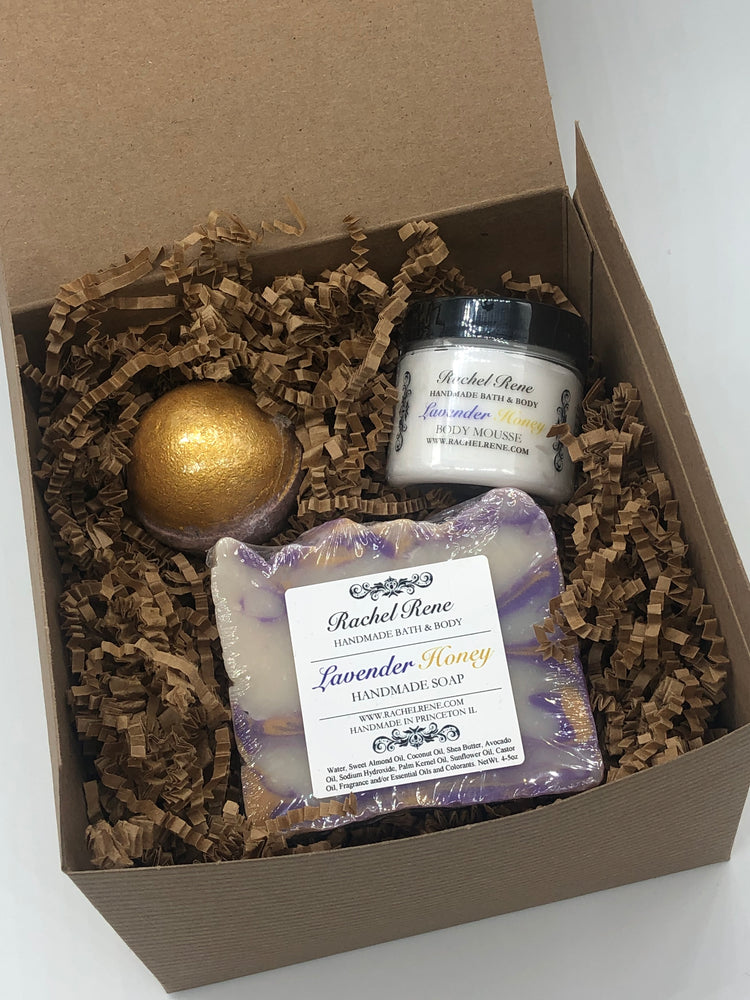 3pc Gift Set - Soap Bar, Body Mousse and Bath Bomb