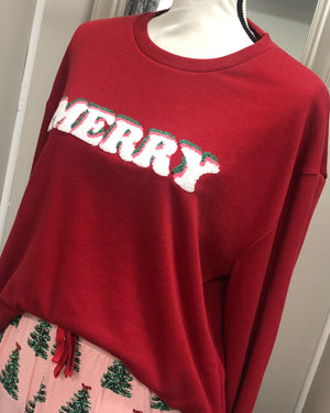 Merry Sweatshirt - Red