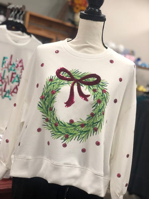 Millie Wreath Sweatshirt