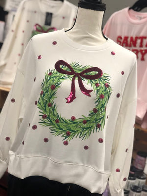 Millie Wreath Sweatshirt