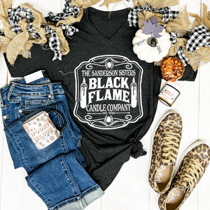 Hocus Pocus Black Flame - Graphic Tee