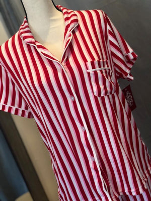 Candy Cane Lane - Button Up Shirt