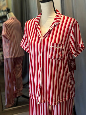 Candy Cane Lane - Button Up Shirt