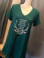 Reindeer Row - Sleep Shirt