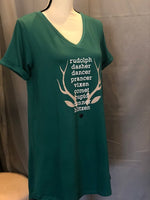 Reindeer Row - Sleep Shirt